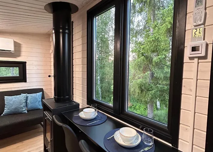 Дом отдыха The Saunacabin Enchanted Lapland Рованиеми